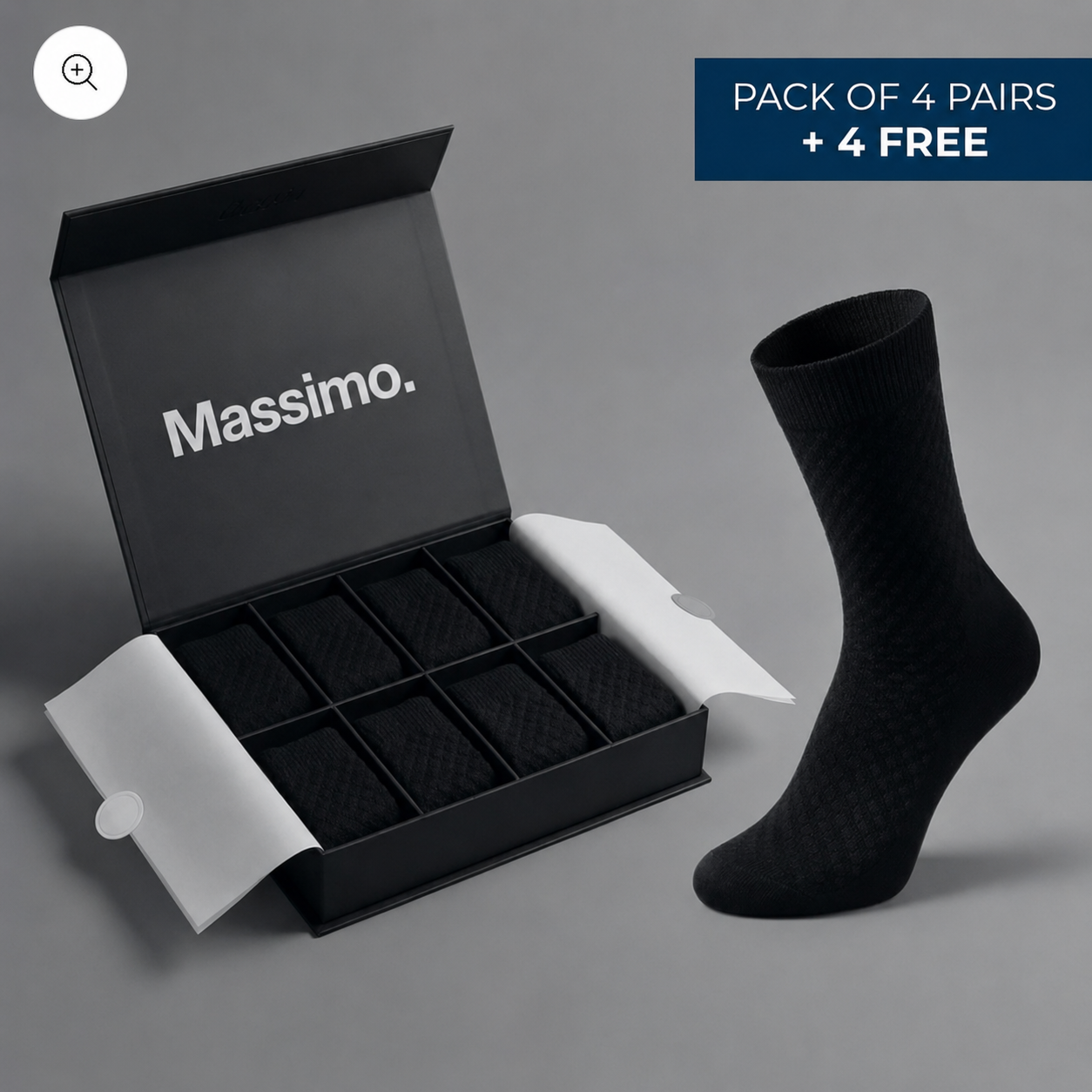 Premium Mid-Calf Massimo Bamboo Socks
