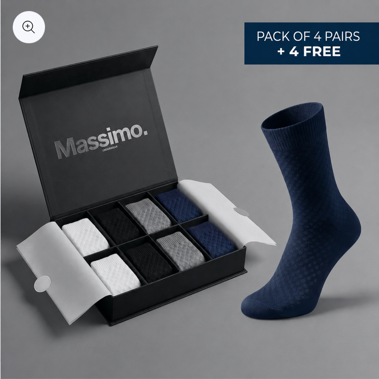 Premium Mid-Calf Massimo Bamboo Socks
